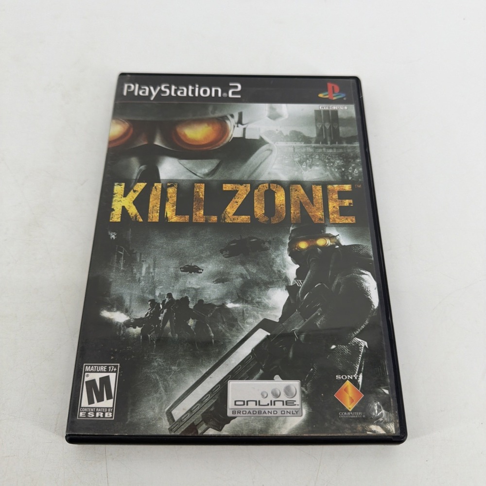 Killzone (PS2 Sony PlayStation 2, 2004) Black Label CIB With Manual